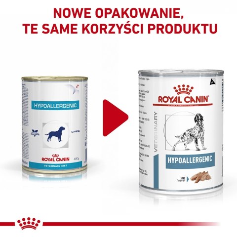 Royal Canin weterynaria ROYAL CANIN Hypoallergenic 400g