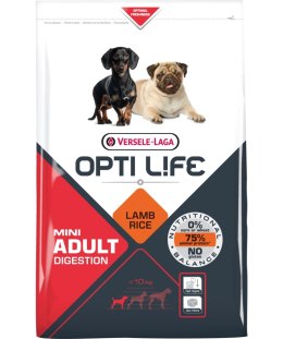 Versele-Laga Versele-Laga Opti Life Adult Digestion Mini Jagnięcina Z Ryżem 7,5kg