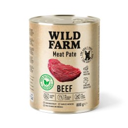 Wild Farm Wild Farm Pate Beef 800g - Mokra Karma z Wołowiną dla Psów