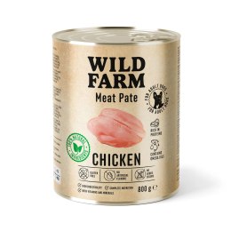 Wild Farm Wild Farm Pate Karma Mokra Dla Psa Z Kurczakiem Bezglutenowa 800g