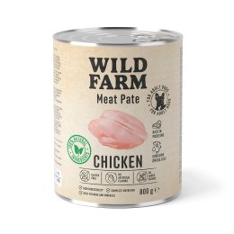 Wild Farm Wild Farm Pate Karma Mokra Dla Psa Z Kurczakiem Bezglutenowa 800g