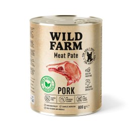 Wild Farm Wild Farm Pate Pork 800g - Mokra Karma z Wieprzowiną dla Psów