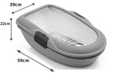 ZOLUX Zolux Kuweta Furba Sitkiem Brązowo-Zielona 39x59x22cm