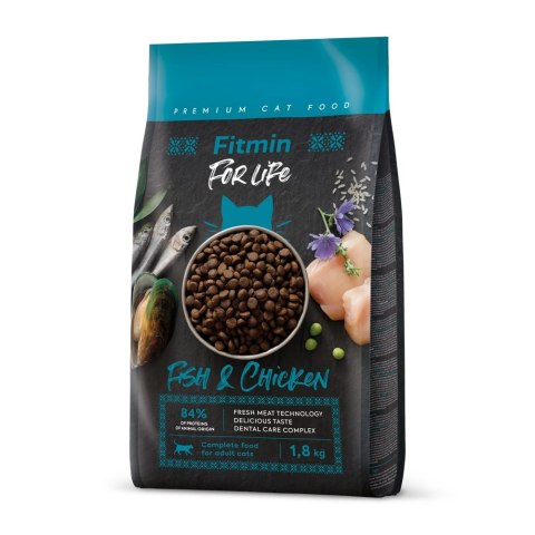 Fitmin Fitmin Cat For Life Adult Fish And Chicken 1,8kg