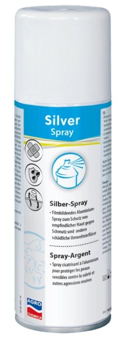Kerbl Kerbl Aluminiowy Spray Do Ochrony Skóry Silver Spray 200ml